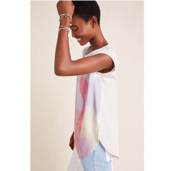 Tuscany Boatneck Tunic Pink Combo NWT XS - Picture 9 of 10